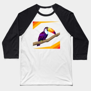 colorful tukan birds in pop art design Baseball T-Shirt